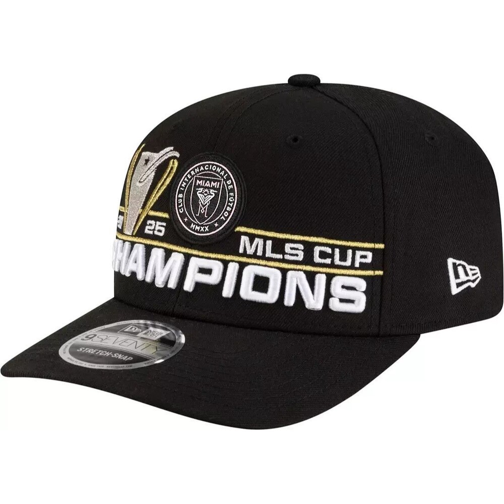 MLS Miami International New Era 9Seventy 2025 Cup Champs Stretch Snap Cap‎ NEW